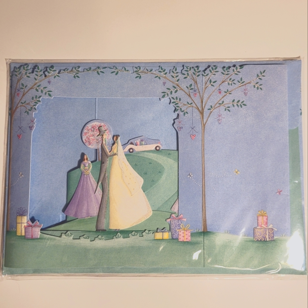 JUST MARRIED GREETING CARD